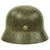 Original German WWII Army Heer M35 Double Decal Helmet with 1938 Dated Size 57cm Liner - E.F.64 Original Items