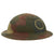 Original U.S. WWI M1917 Doughboy Helmet with Panel Camouflage Paint & Unit Insignia Original Items