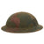 Original U.S. WWI M1917 Doughboy Helmet with Panel Camouflage Paint & Unit Insignia Original Items