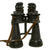 Original German WWII Kriegsmarine Navy U-Boat Binoculars with Rubber Fittings in 1944 Dated Case Original Items