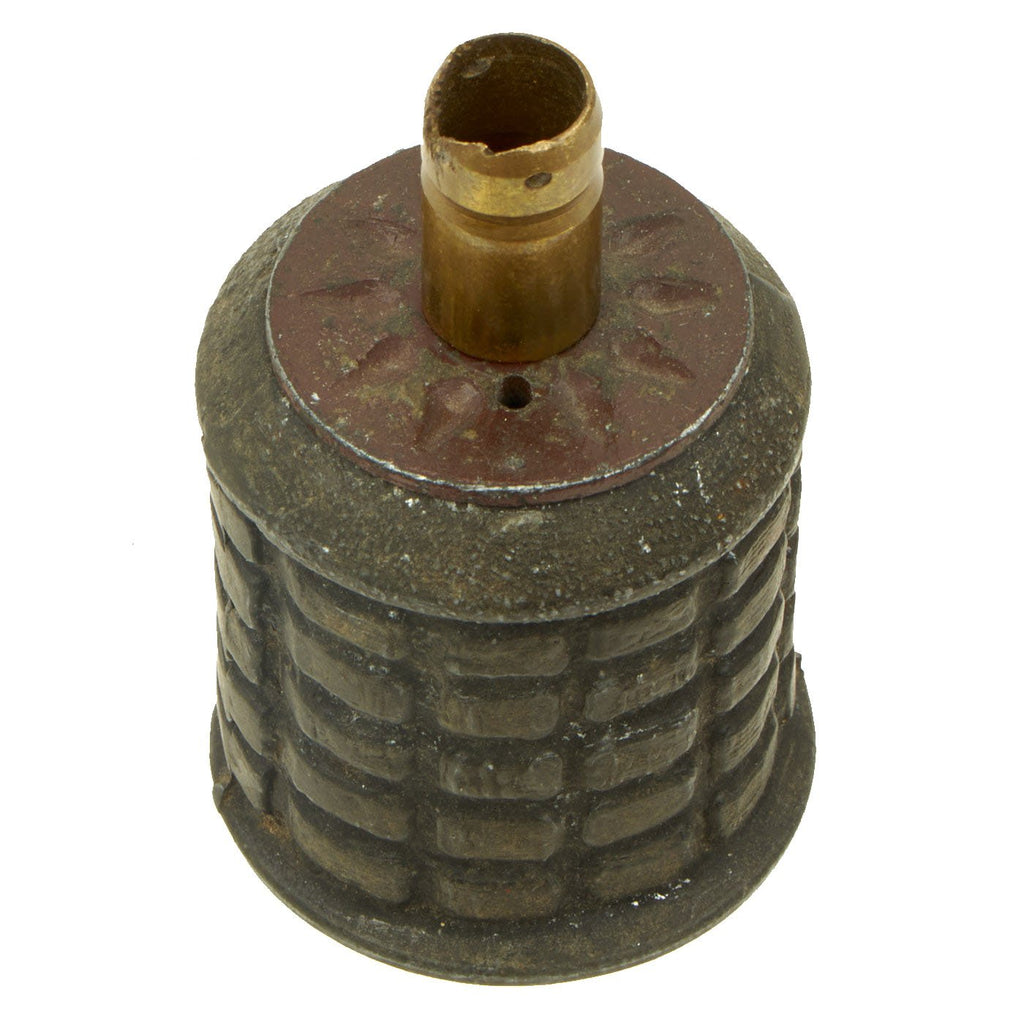 Original U.S. Trainer Japanese Type 97 Inert Fragmentation Hand Grenade from Training Set Original Items