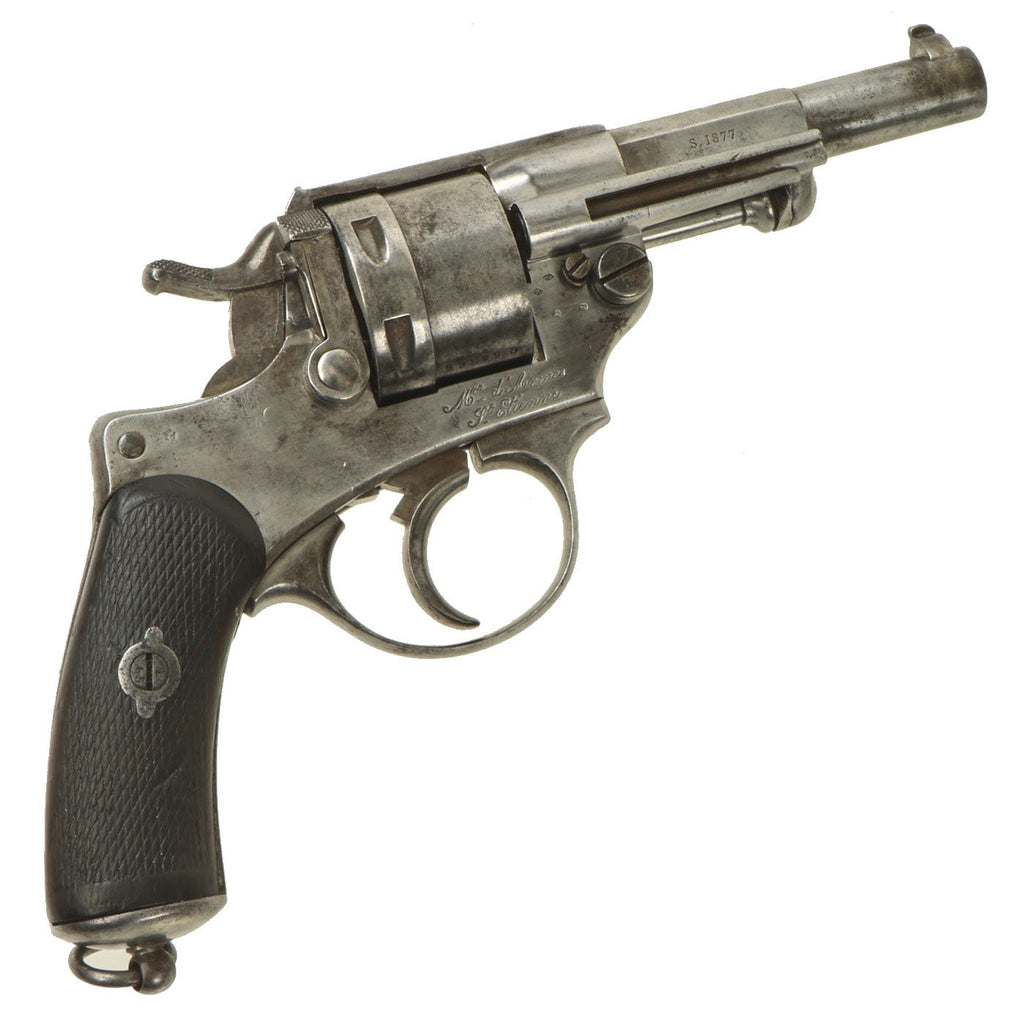 Original French Model MAS Model 1873 11mm Revolver Dated 1877 - Serial Number G58365 Original Items