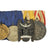 Original Imperial German WWI Era Large Medal Bar with EKII, Hindenburg Cross, and Silesian Eagle - 9 Awards Original Items