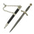 Original German WWII 1st Model Aluminum Fitted Luftwaffe Dagger by Carl Eickhorn with Inscribed Scabbard Original Items