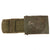 Original German WWII Rare Tropical Deutsches Afrikakorps DAK Steel Belt Buckle with Web Tab Original Items