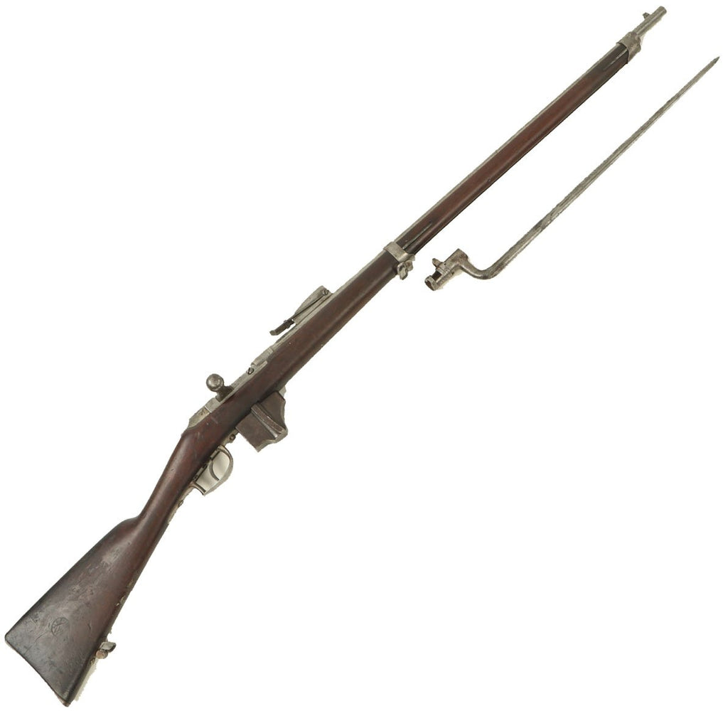 Original Dutch Beaumont-Vitali M1871/88 Bolt Action Magazine Conversion Rifle with Bayonet - Dated 1877 Original Items