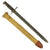 Original U.S. WWI M1905 Springfield Rifle 16" Bayonet by R.I.A. with M1910 Scabbard - dated 1909 Original Items