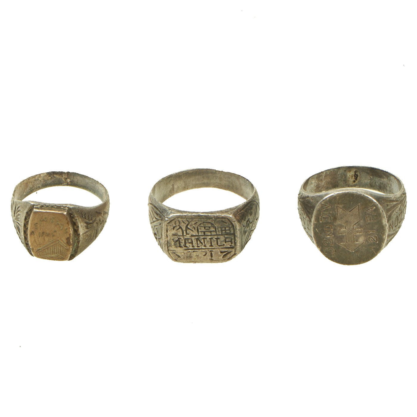Modern Silver ring Copper and Original aqeeq - Kannour