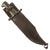 Original Rare U.S. WWII USMC Marine Raider "Gung Ho" Large Aluminum Handled Bowie Knife with Scabbard Original Items
