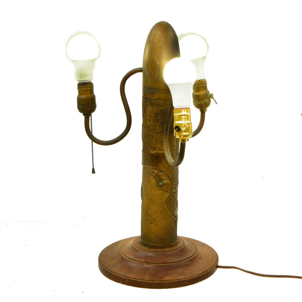 Original U.S. Pre-WWII China Marine Trench Art Artillery Shell Lamp ...