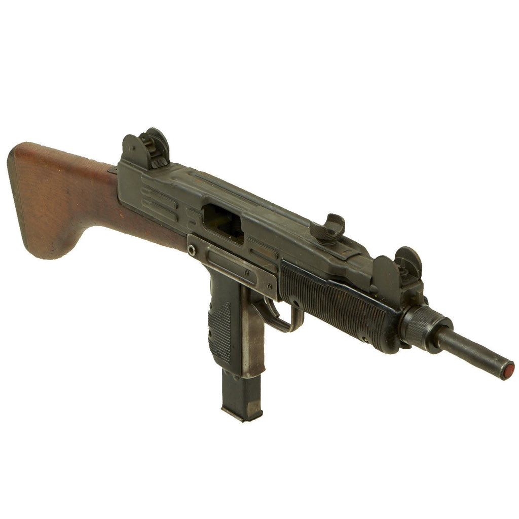 Original Israeli Six-Day War UZI Display Submachine Gun with Wood Stock & Magazine - Dated 1961 Original Items