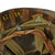 Original U.S. Late WWII M1 McCord Rear Seam Helmet with Int'l Molded Plastics Liner and Helmet Net Original Items