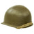Original U.S. WWII McCord Front Seam Fixed Bale 90th Infantry Division M1 Helmet with Firestone Liner Original Items