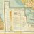 Original U.S. WWII 1943 Color Silk Double Sided Escape Map 43/E 43/F - Central Europe and the Balkans Original Items