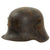 Original German WWI M16 Stahlhelm Helmet Shell with Panel Camouflage Paint - Named - Marked ET64 Original Items