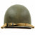 Original U.S. WWII 1943 McCord Fixed Bale M1 Helmet with Seaman Paper Liner - Named To Sailor from USS Yorktown - Sunk at Midway Original Items