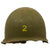 Original U.S. Korean War Medic M1 McCord Front Seam Swivel Bale Helmet with CAPAC Liner Original Items