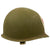 Original U.S. Korean War Medic M1 McCord Front Seam Swivel Bale Helmet with CAPAC Liner Original Items