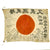 Original Japanese WWII Service Worn Hand Painted Silk Good Luck Flag - 27" x 38" Original Items