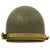Original U.S. WWII 1943 McCord Front Seam Fixed Bale M1 Helmet with Westinghouse Liner Original Items