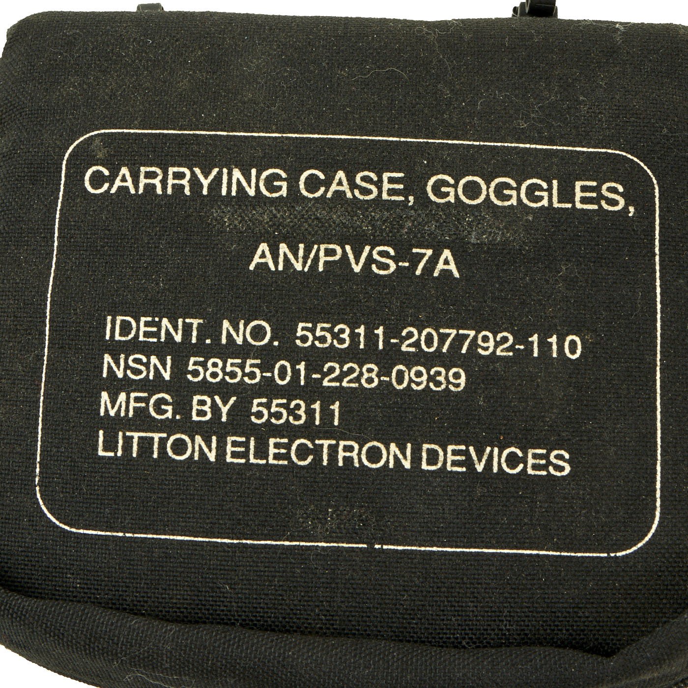 Original U.S. Gulf War 1991 Night Vision Goggles AN/PVS-7A by Litton E ...