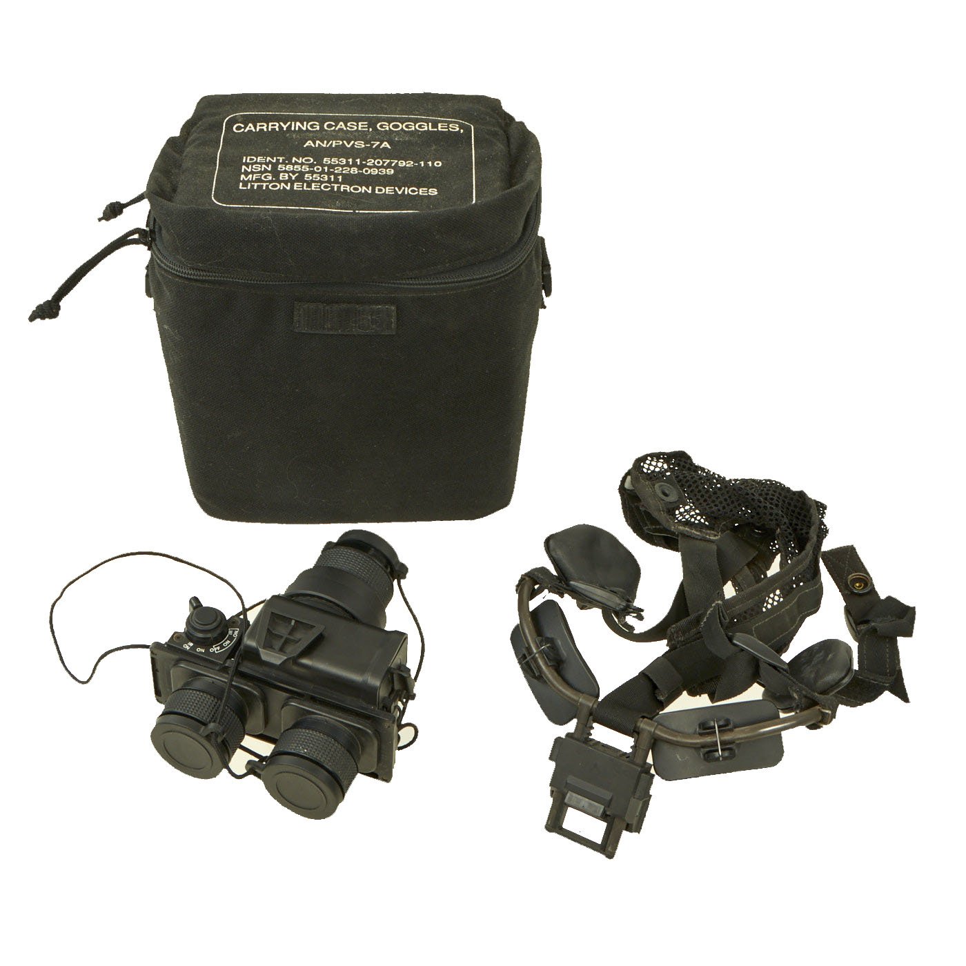 Original U.S. Gulf War 1991 Night Vision Goggles AN/PVS-7A by Litton E ...