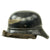 Original German WWII M38 Luftschutz Beaded Gladiator Air Defense Helmet with 57cm Liner - dated 1939 Original Items