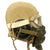 Original U.S. WWII Army Air Forces Aviator Flight Helmet Set - A-10A Helmet, A-14 Mask, ANB-H-1 Earphones, B-7 Goggles Original Items