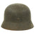 Original German WWII Army Heer M40 Service Worn Single Decal Steel Helmet with Textured Paint - Q64 Original Items