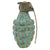 Original U.S. WWII M21 Practice MkII Pineapple Fragmentation Grenade with M10A3 Fuze in Canister Original Items
