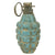 Original U.S. WWII M21 Practice MkII Pineapple Fragmentation Grenade with M10A3 Fuze in Canister Original Items