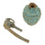 Original U.S. WWII M21 Practice MkII Pineapple Fragmentation Grenade with M10A3 Fuze in Canister Original Items