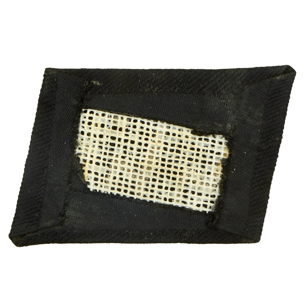 Original German WWII Unissued SS Double Sig Rune Collar Tab - Schutzst ...
