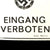 Original German WWII NSDAP "Entrance Forbidden" Emailleschild Enameled Warning Sign - 11 1/2" x 12 1/2" Original Items