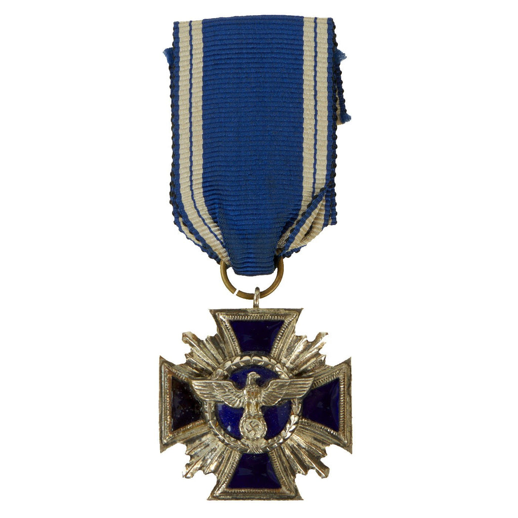 Original German WWII NSDAP Party Long Service Award Second Class with Ribbon - 15 Years Original Items