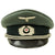 Original German WWII Army Heer Pioneer Officers Visor Cap by Army Navy House Original Items