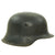 Original German WWII M42 Single Decal Luftwaffe Helmet Shell Marked ckl 64 Original Items