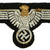 Original German WWII SS Embroidered Eagle with Two Panzer Skull Emblems - Schutzstaffel Original Items