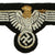 Original German WWII SS Embroidered Eagle with Two Panzer Skull Emblems - Schutzstaffel Original Items
