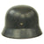 Original German WWII Luftwaffe M35 Double Decal Helmet with 57cm Liner & Chinstrap - marked SE66 Original Items