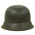 Original German WWII M42 Single Decal Luftwaffe Helmet with 58cm Liner & Chinstrap - hkp66 Original Items