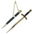 Original German WWII Early 1st Model Luftwaffe Dagger by TIGER with Chain & Belt Clip Original Items