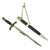 Original German WWII Early 1st Model Luftwaffe Dagger by TIGER with Chain & Belt Clip Original Items