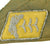 Original German WWII Luftwaffe Flight Branch Officer Cut Off Collar with Collar Tabs - Hauptmann Rank Original Items