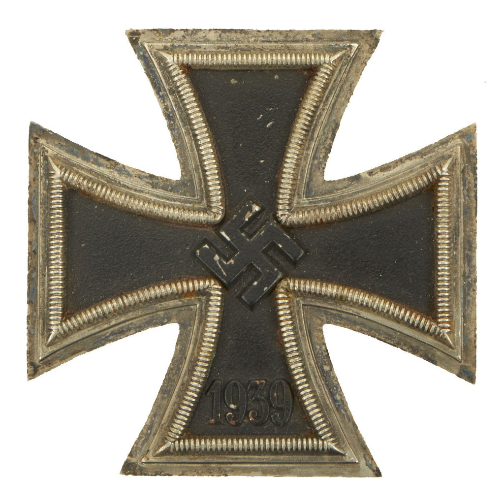 Original German WWII Iron Cross First Class 1939 with Vertical Pinback - EKI Original Items