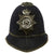 Original British Queen's Crown Rose Top Northampton Police “Blackout” Police Bobby Helmet - size 6 ½ Original Items