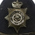 Original British Queen's Crown Rose Top Northampton Police “Blackout” Police Bobby Helmet - size 6 ½ Original Items