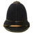 Original British Queen's Crown Rose Top Northampton Police “Blackout” Police Bobby Helmet - size 6 ½ Original Items