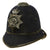 Original British Queen's Crown Rose Top Northampton Police “Blackout” Police Bobby Helmet - size 6 ½ Original Items