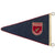 Original German WWII Set of Three Vehicle Pennant Flags - HJ Youth Organization, DDAC, and NSDAP Original Items